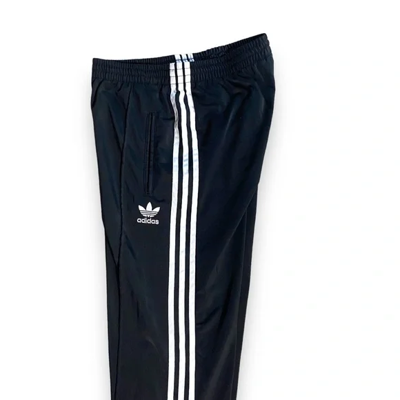 Adidas original Adi color firebird track pants black stripes Size Small - Picture 6 of 9